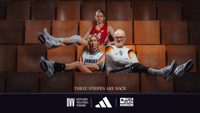 Three Stripes are Back – DVV, adidas und WePlayVolleyball präsentieren neues Nationaltrikot