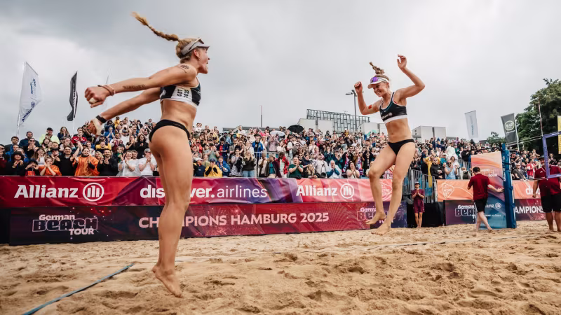 Doppelevent in Hamburg: Elite-Turnier und German Beach Tour im August an der Galopprennbahn