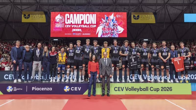 SVG Lüneburg gewinnt Silber im CEV Pokal