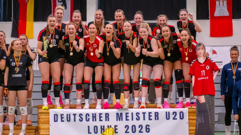 Dresdner SC krönt sich in Lohne zum Deutschen Meister der weiblichen U20