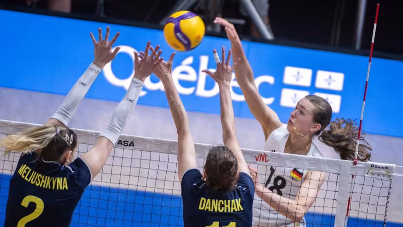 VNL: Aufholjagd wird nicht belohnt – DVV-Frauen unterliegen der Ukraine knapp