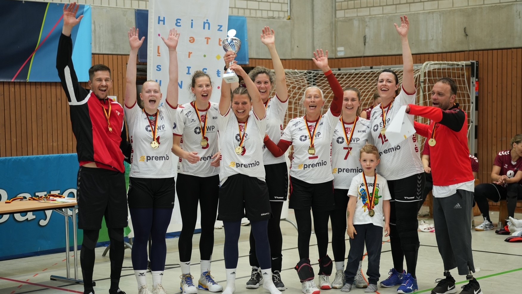 Die Sitzvolleyballerinnen des SC Potsdam haben ihren DM-Titel verteidigt. (Foto: Marco Frensch)