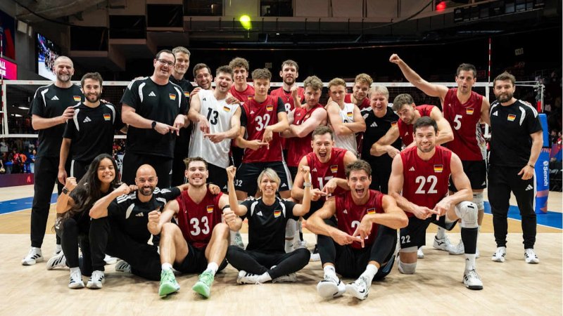 VNL: DVV-Männer feiern Sieg gegen Olympiasieger Frankreich