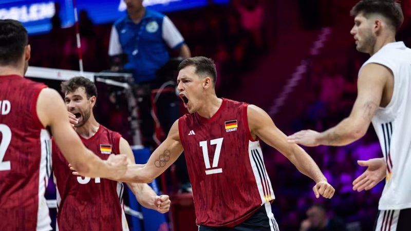 VNL: DVV-Männer schlagen Belgien mit 3:1