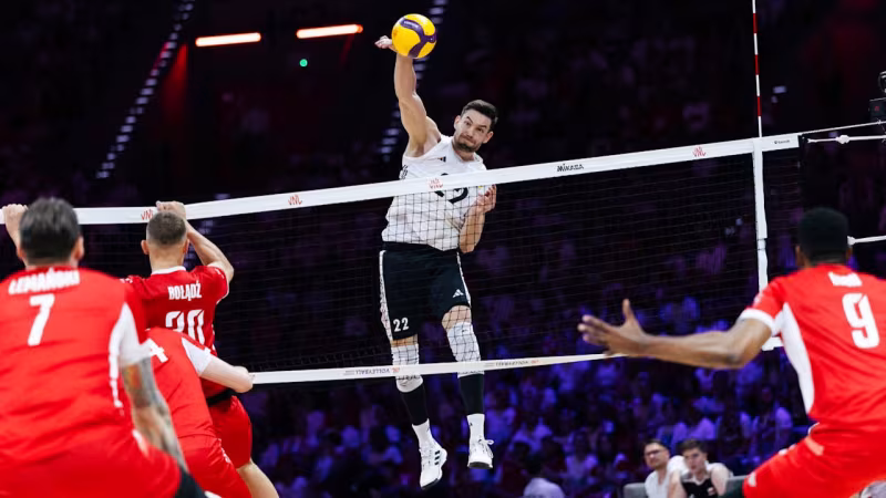 VNL: DVV-Männer unterliegen Polen