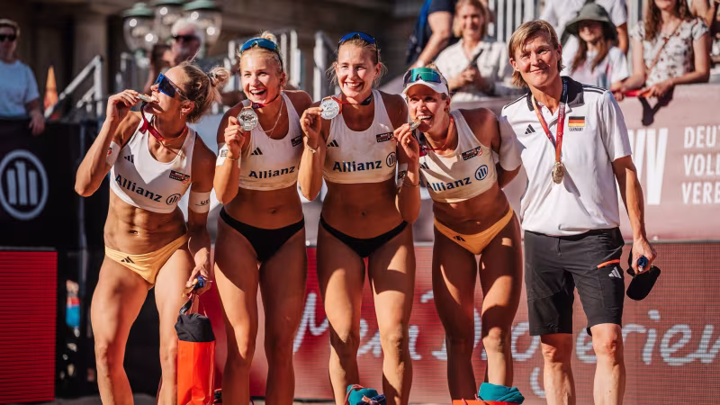 BR Volleys feiern Premierentitel bei den Allianz German Beach Club Finals