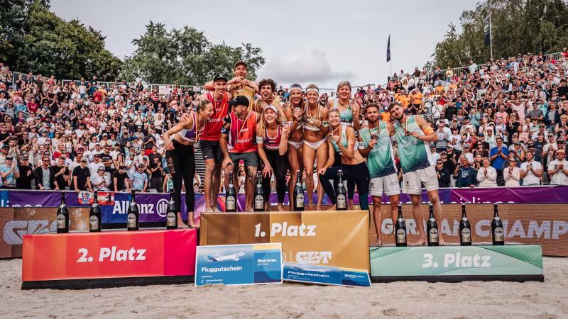 25.000 Fans bei Dortmunder Premiere: Ehlers/Wüst holen DM-Titel