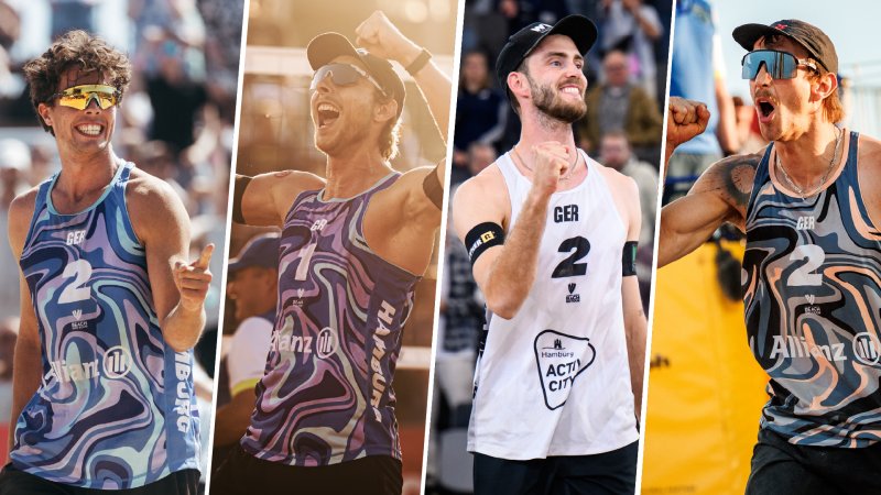 Neue Beach-Teams: Ehlers/Wüst und Pfretzschner/Wickler auf dem Weg nach L.A.