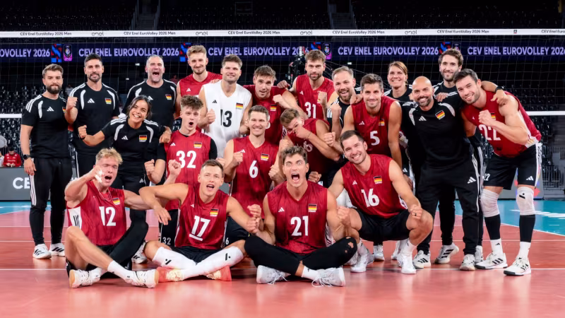 Sieg gegen die Schweiz: DVV-Männer stehen im EM-Achtelfinale