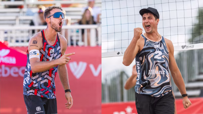 Jonas Sagstetter und Sven Winter bilden neues Beach-Volleyball-Team