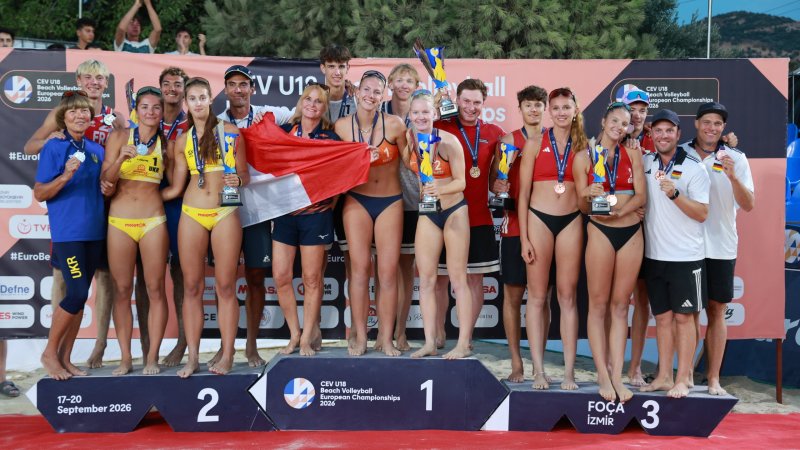 U18-EM in Izmir: Doppel-Bronze für Deutschland